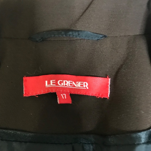 Le Grenier Brown Tailored Career Blazer Jacket - Picture 12 of 12